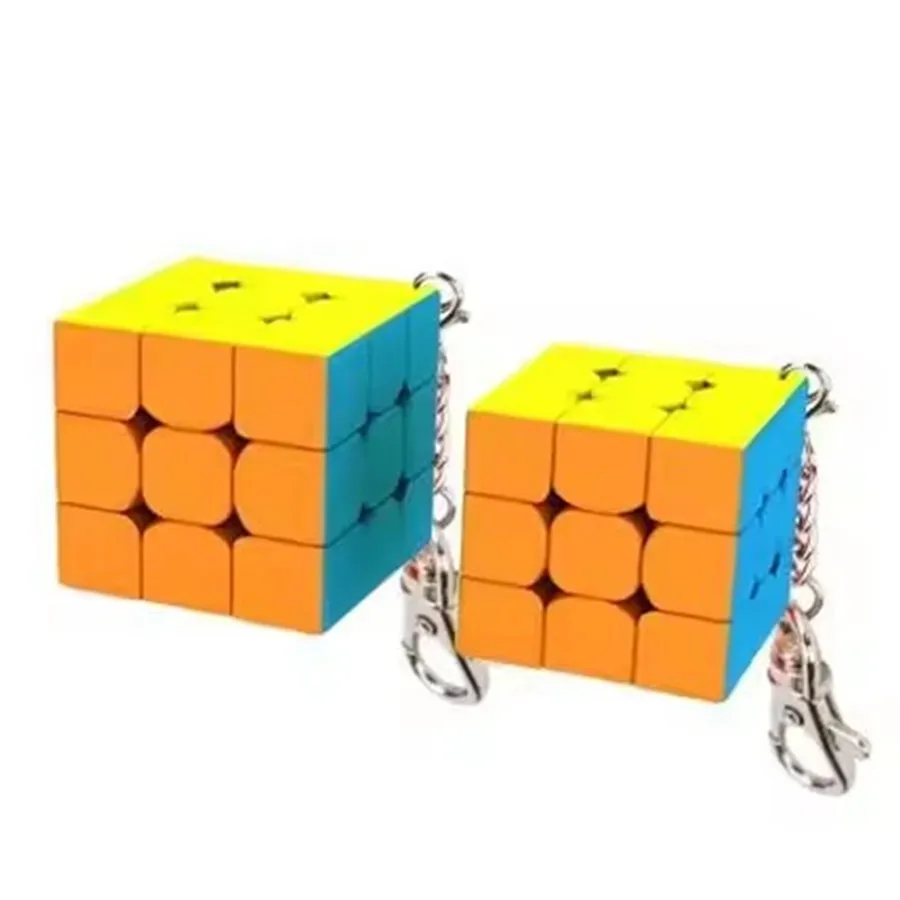 MoYu Meilong Magic Cube Mini 3.0cm 3.5cm Bag pendant Cubo Magico With Keychain For Promotional Toys And Gifts