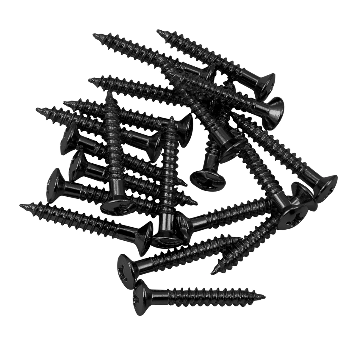 FLEOR 20pcs 3.5x23mm Countersunk Screws Electric Guitar Bridge Mounting Screws for Guitar Accessories