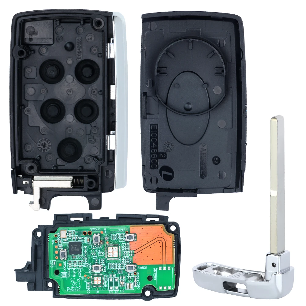 DIYKEY PSFOB / FOBL4LR 5B Inteligentny pilot zdalnego sterowania do Land Rover Velar Range Discovery do Jaguar 2017 2018 2019 2020 315 MHz/434 MHz