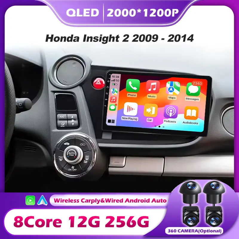 

Android 14 Navigation GPS Radio Bluetooth Touch Screen Audio For Honda Insight 2 2009-2014 Carplay Auto Multimedia Player tools