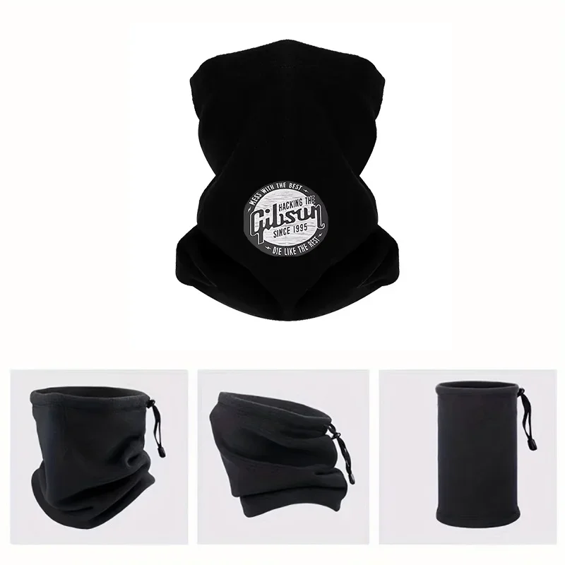 Gibson,hacking,the best,since 1995. Men Outdoor Scarf Mask Neck Gaiter Hat Women cap Headgear Windproof Keep Warm Winter Multifu
