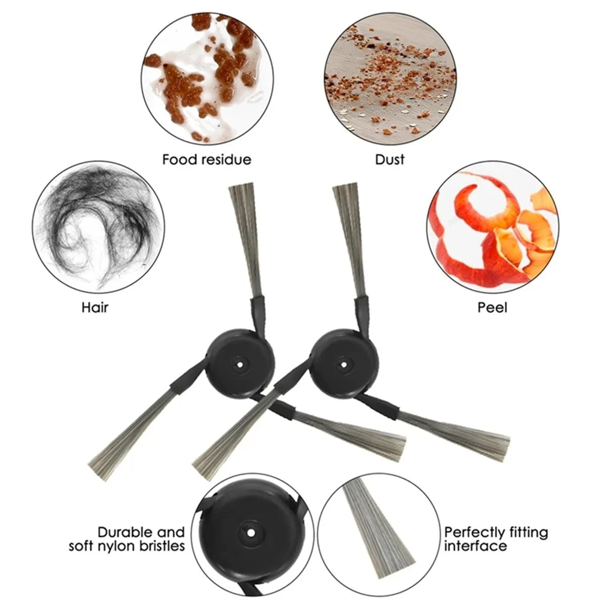 14 peças para dreame x40 ultra/x40 pro ultra/s30 pro ultra robô vácuo substituir peças escova lateral filtro mop pano saco de pó