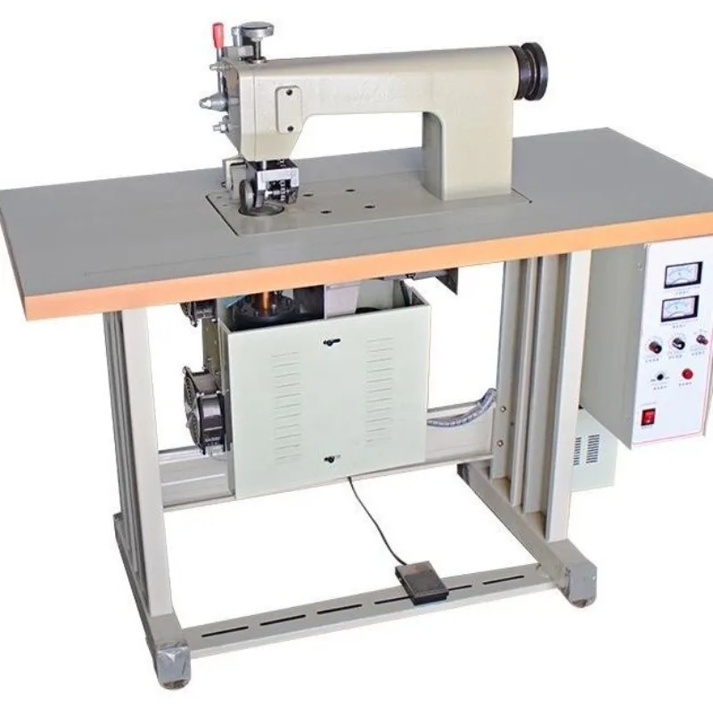

Curtain lace machine woven bag, embossing machine