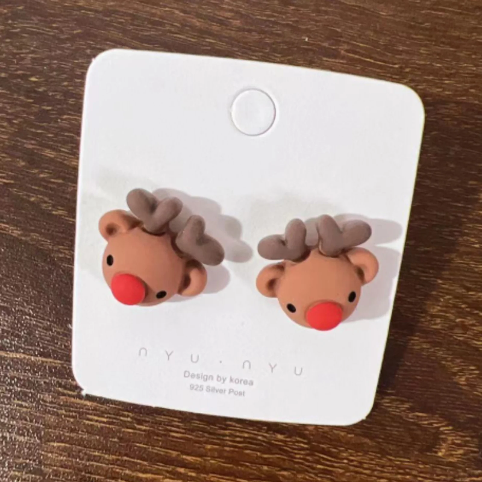 Christmas Earrings Ear Dangles Soft Clay Earrings Cute Earrings Casual Accessories Cute Jewellery Little Girl Clip on Earrings