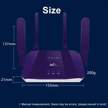 KuWFi 4G SIM karta router bezdrátový WIFI router 2.4G LTE přístupový bod podpora VPN DDNS hotspot síťový adaptér pro IP kameru 8 nejlepší prodej 4G LTE router cat20 - №7