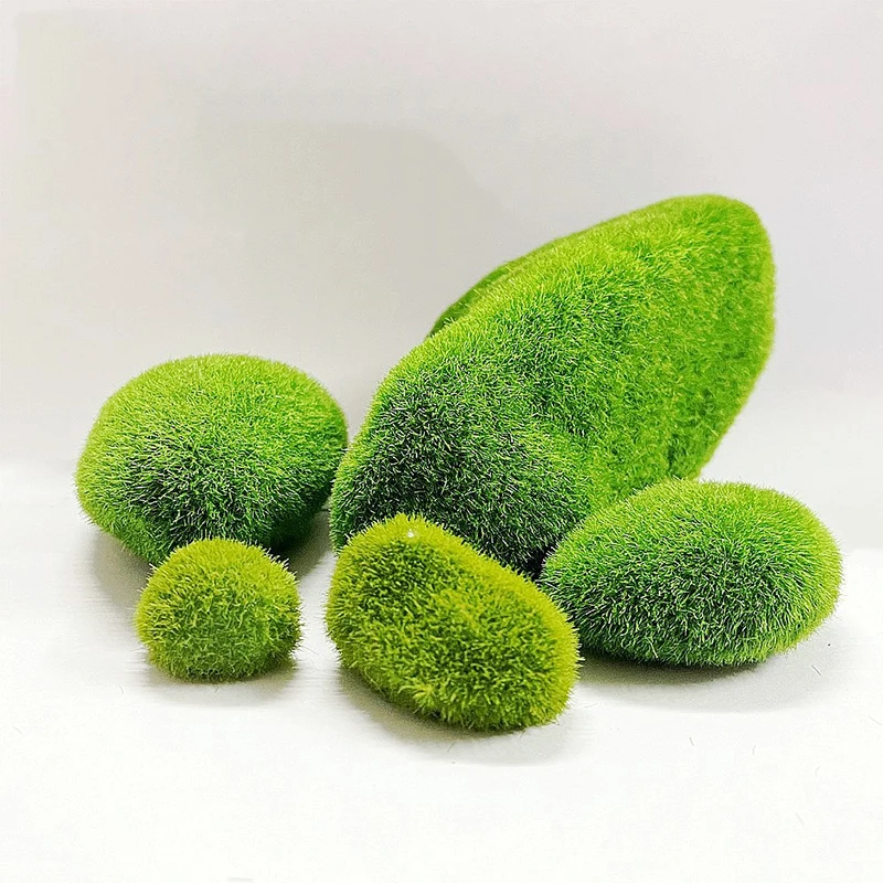 Simulated Green Algae Ball Aquarium Decoration Sunken Grass Landscape Ecology Fish Tank Landscape Decoration Aquarium Plants