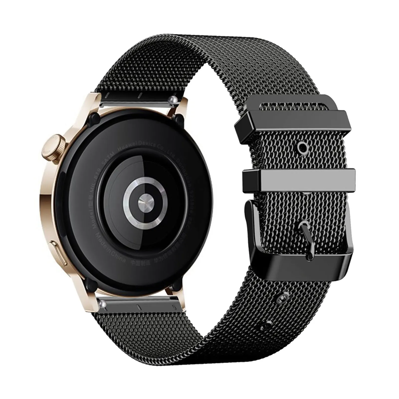 

Classic Bands for Huawei Watch GT 42mm/GT 2 42mm/GT 3 Pro 43mm/GT 3 42mm/Watch 2 Band, Metal Mesh Adjustable Strap