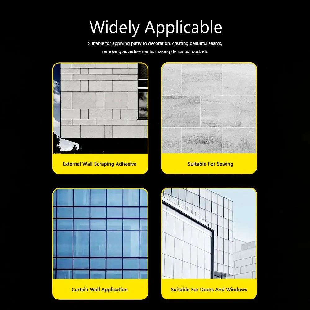 

4PCS Stainless Steel Scraper High Hardness Thickened Caulking Tool Wood Handle Durable Glue Scraper Glue Removal