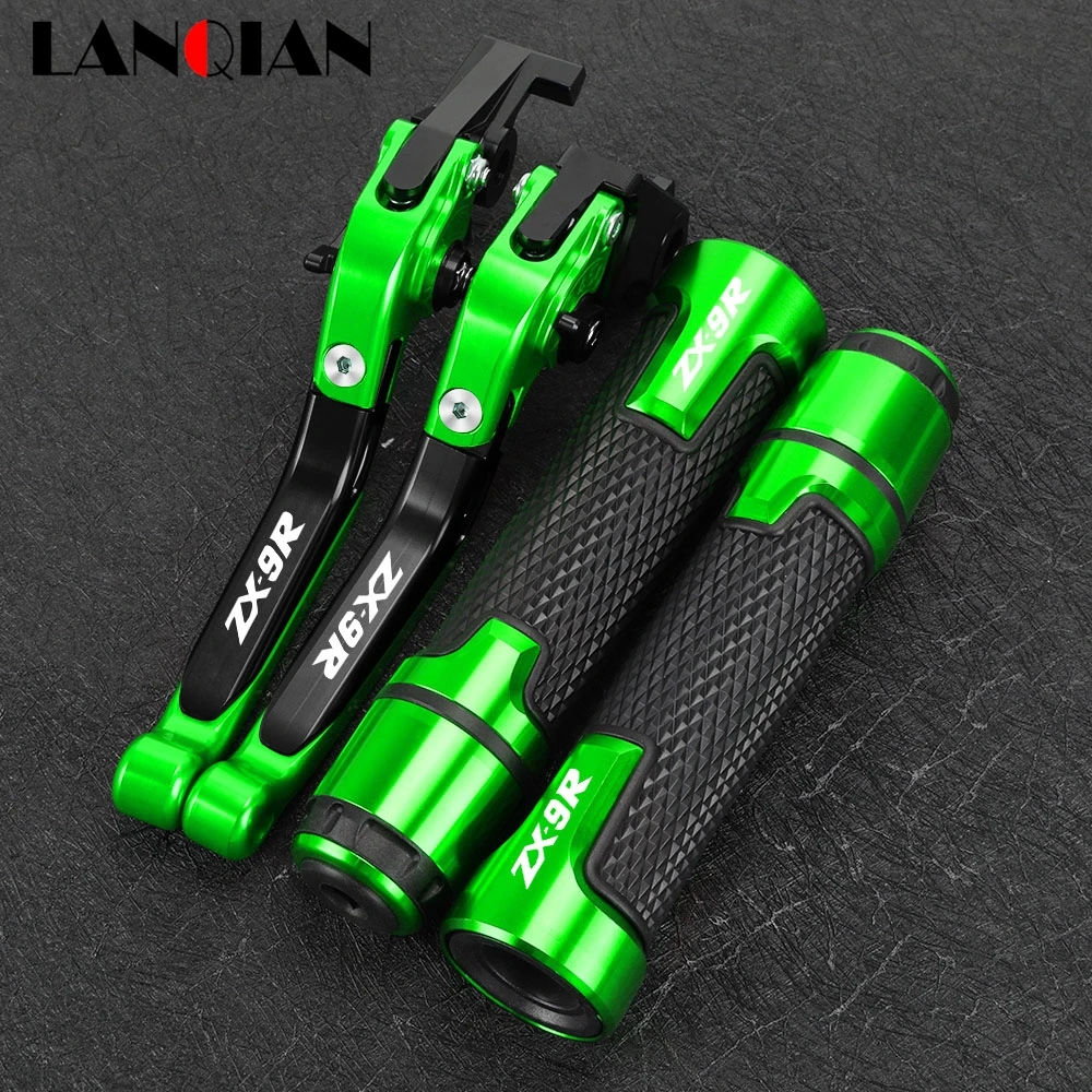 

FOR KAWASAKI ZX9R ZX-9R 1998-1999 Motorcycle Folding Extendable Adjustable Brake Clutch Levers Handlebar Hand Grips Ends