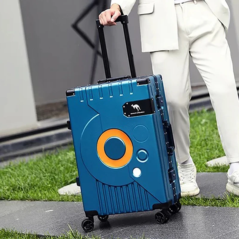 حقيبة سفر بعجلات من Vnelstyle للرجال والنساء مقاس 20/24/26 بوصة حقيبة سفر فائقة الهدوء بكلمة مرور حقيبة سفر للسفر #2