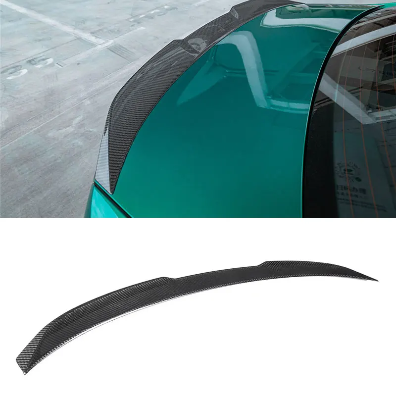 Autoclave Dry Carbon Workmanship Rear Trunk Spoiler Tail Lip Wing Car Decor For BMW G80 M3 G20 G82 M4 G22 Sedan Coupe Boot Wing