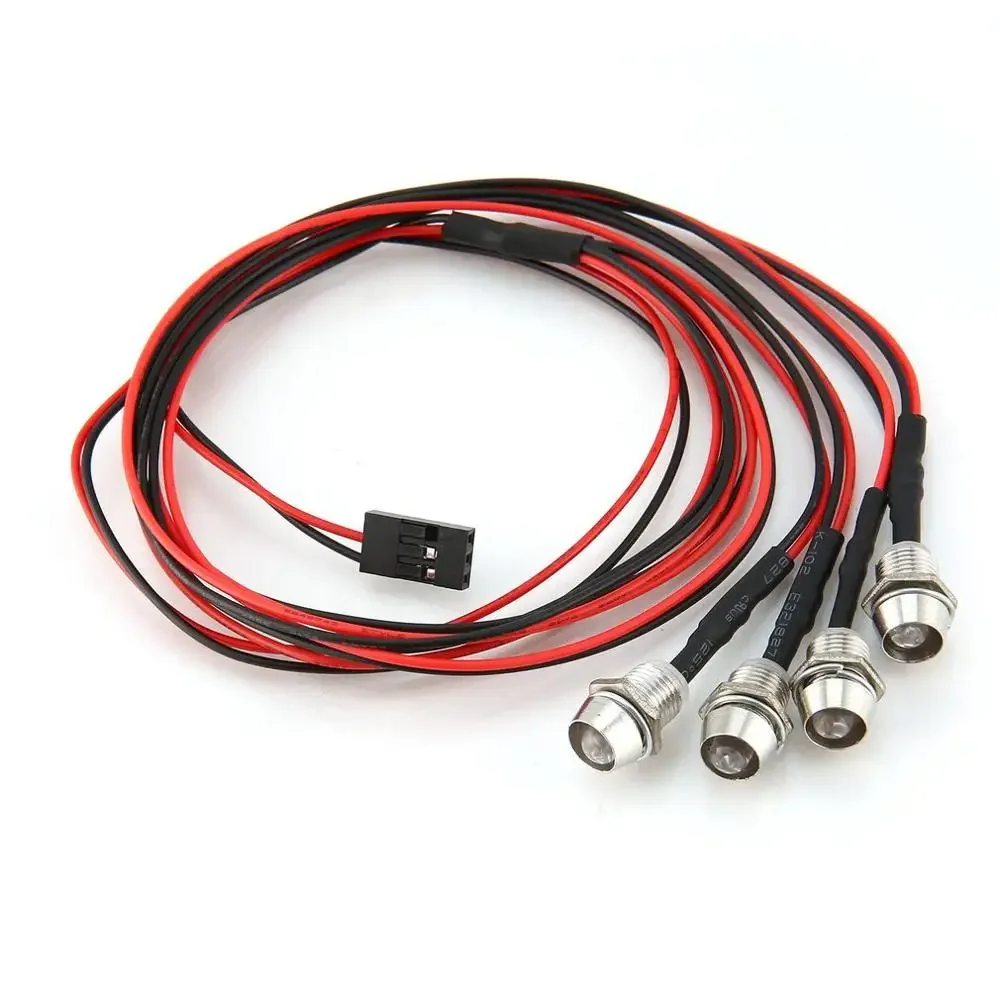 RC LED-Lichtset Scheinwerfer für 1/10 1/8 1/12 RC Auto Truck Crawler Drift Car Frontscheinwerfer Rücklicht TRAXXAS HSP HPI MN99 MN90 – Detail 32