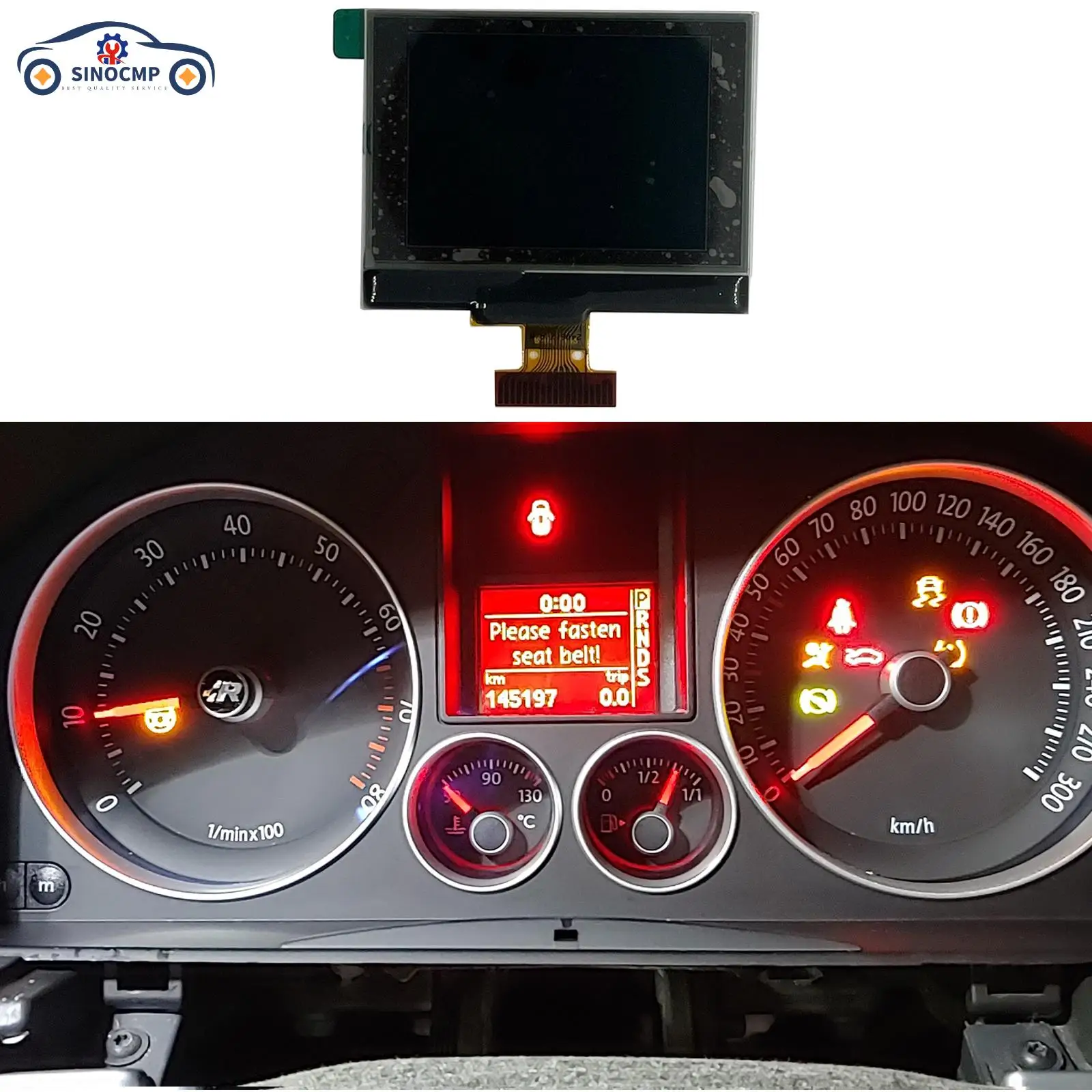 

1TD920862 1K0920861M 92290206 LCD Display Screen Dashboard For Golf V/Touran/Passat/Jetta Engine Car Accessories Interior Parts