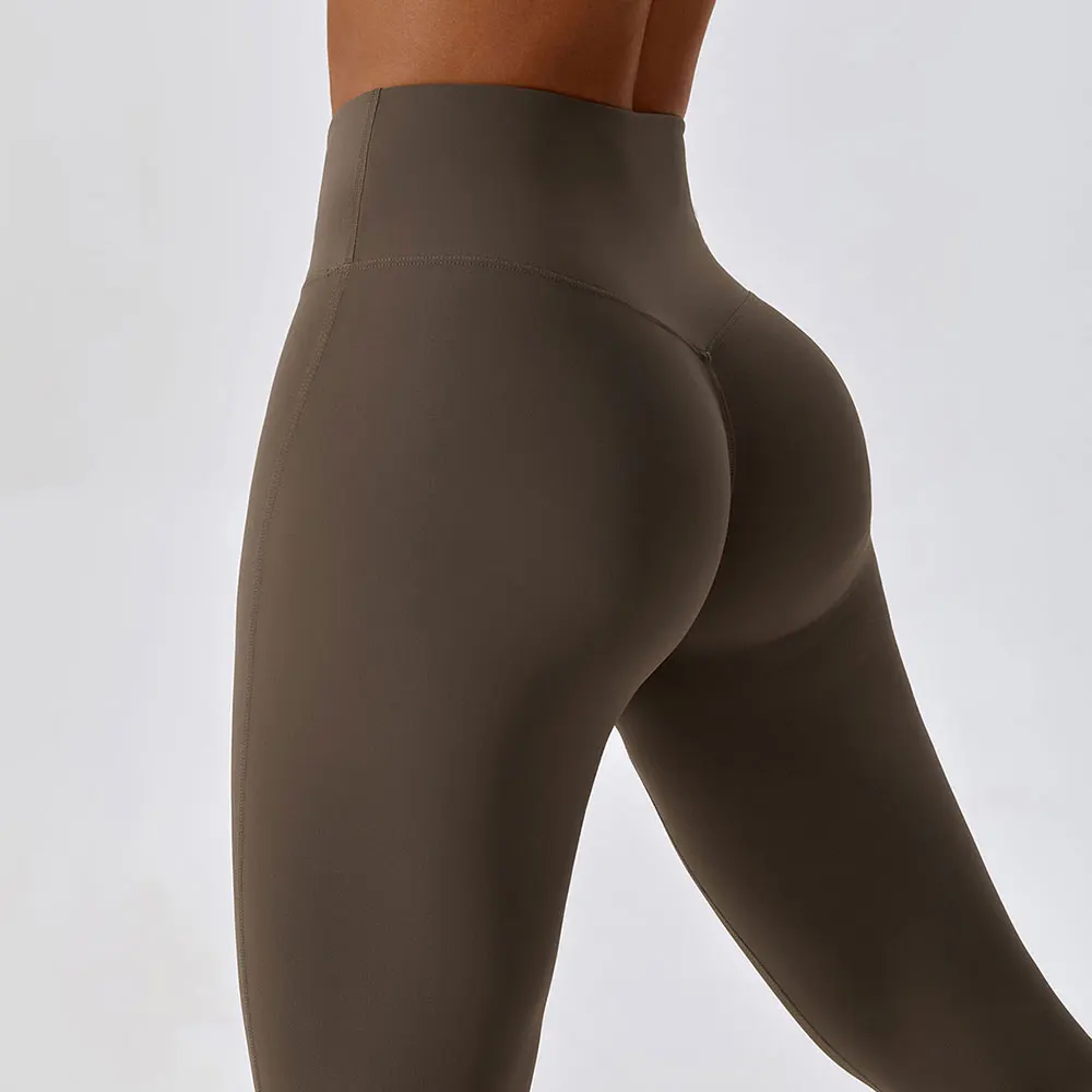 Calças Yoga longas de cintura alta para mulheres, leggings de ginástica, roupas esportivas fitness, calças justas push up hip