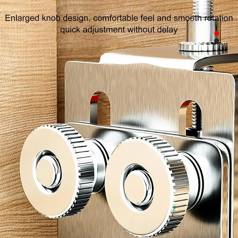 Cabinet Door Manual Installation Clamp Tool Enlarged Knob Hardware Jig Precision Cabinet Installation Tool Smooth Rotation