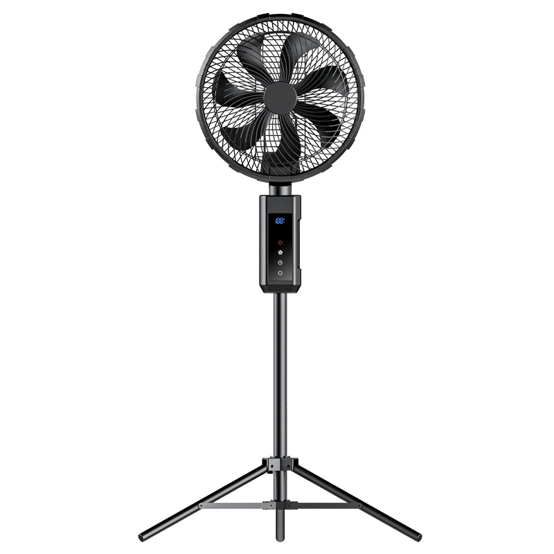 

12-inch Rechargeable Fan With a 10000 MAh Battery Offers Long Battery Life Wind Speed Adjustments and Can Remotely Controlled