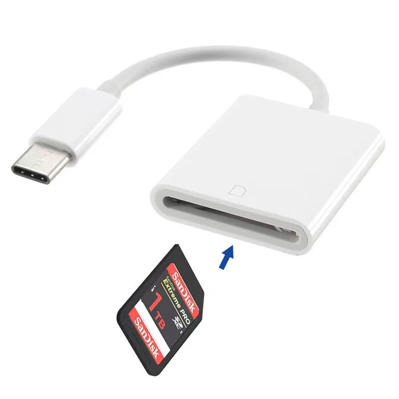 

Type C Card Reader SD Memory Converter OTG Writer USB-C Adapter for IPad Pro for Macbook for Huawei Samsung Xiaomi Phone Laptop