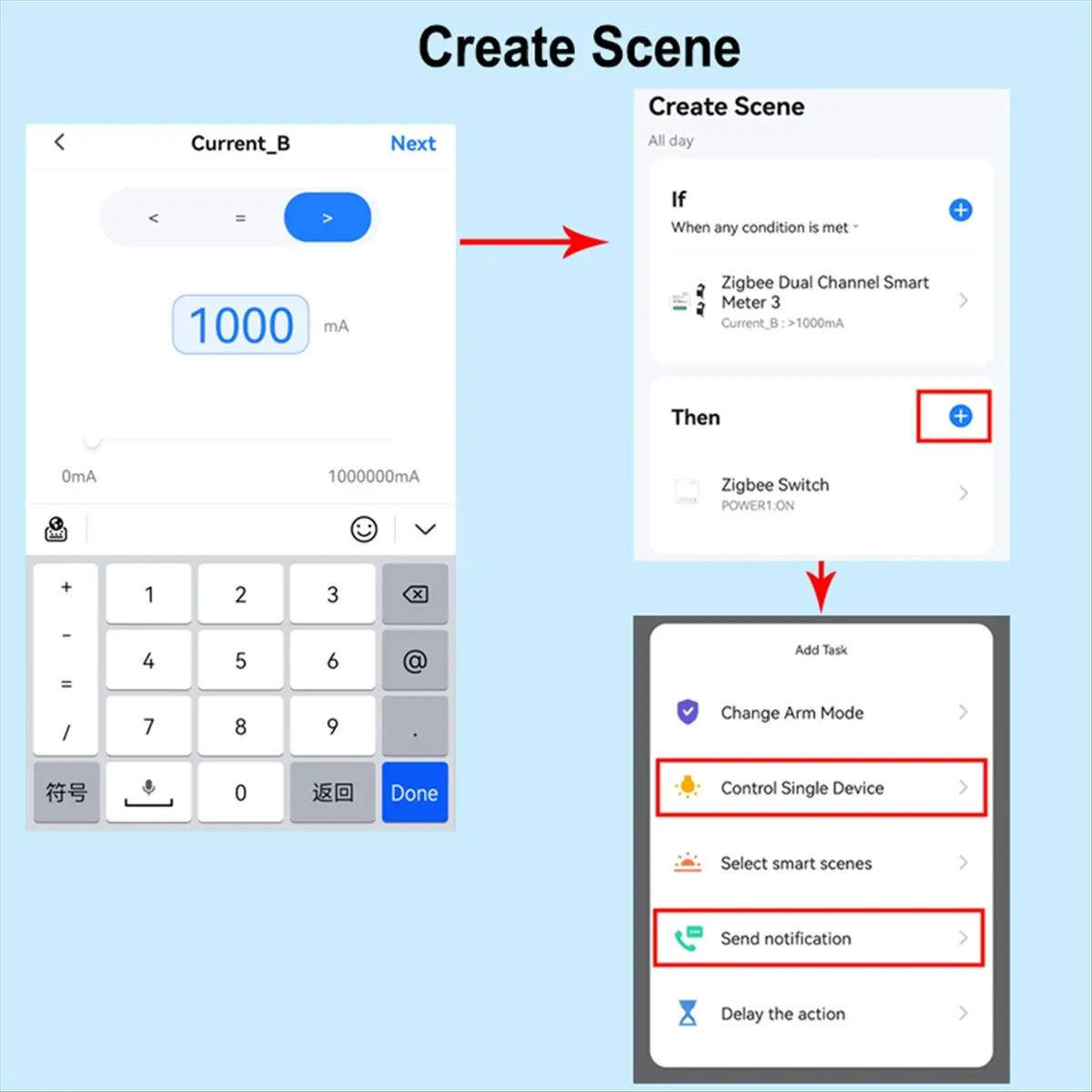 

Tuya Smart WiFi двунаправленный счетчик энергии, однофазный с зуммером, сигнализация о перегружении, приложение, монитор, производство солнечной энергии, расход 1CT