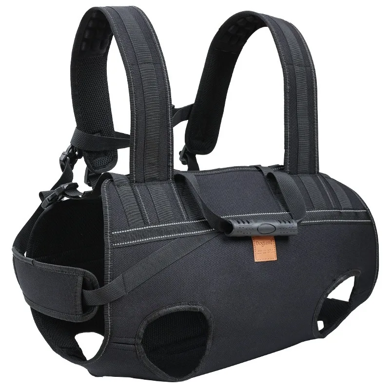 Pet Large Dog Backpack Large Dog Backpack Multi Functional Outdoor Bag Walking Assistance Stretcher Disability Assistance Wrap
