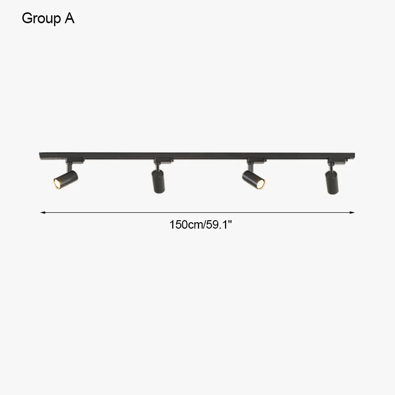DT Esszimmer Kronleuchter Küche LED Pendelleuchten Flur Lineare magnetische Schienenleuchte DIY Esstisch Bar Tischlampe 3