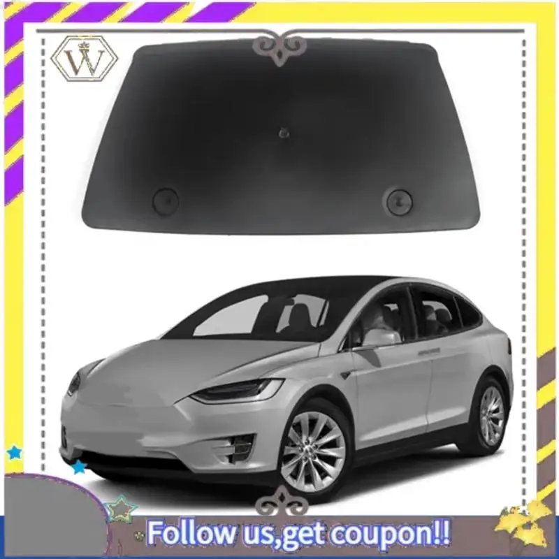 

ABXV-Rear Bumper Lower Guard Cover ABS Rear Tow Hook Cover 1058357-00-D Suitable For Tesla Model X