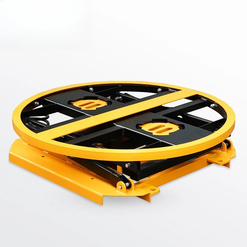 Plataforma elevadora de tijera hidráulica Plataforma de nivelación portátil de 1000 kg/2000 kg adecuada para talleres de almacenes y líneas de montaje.