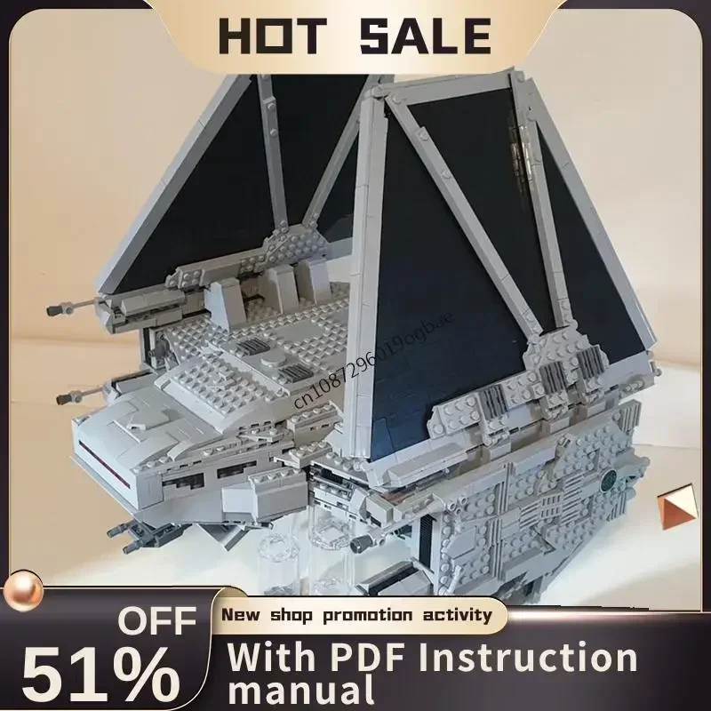 

New 2435Pcs Famous Star Battle Movie Moc Tie Echelon Spaceship Diy Creative Ideas Toys Birthday Gifts Building Custom Puzzles