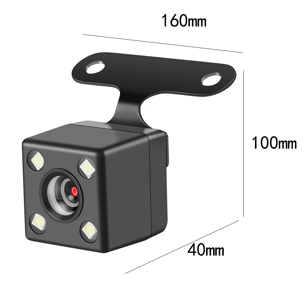 5 Pin HD Color Image Video Camera Wide Angle Reverse Video Camera Night Vision Video Rear View Camera with Extension Cable