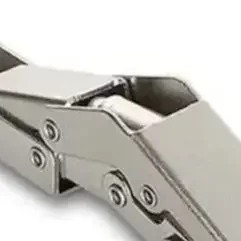 2PCS/Set 90 Degree Folding Hinges Hole-free Hinge Table Legs Brackets 90/180 Degree Flat Spring Folding Hinge