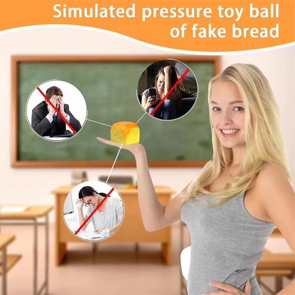 Jouet à presser en pain hawaïen doux, Squishy apaisant, Fidget, jouet à rebond lent, soulagement du Stress, jouet moelleux, décoration de la maison