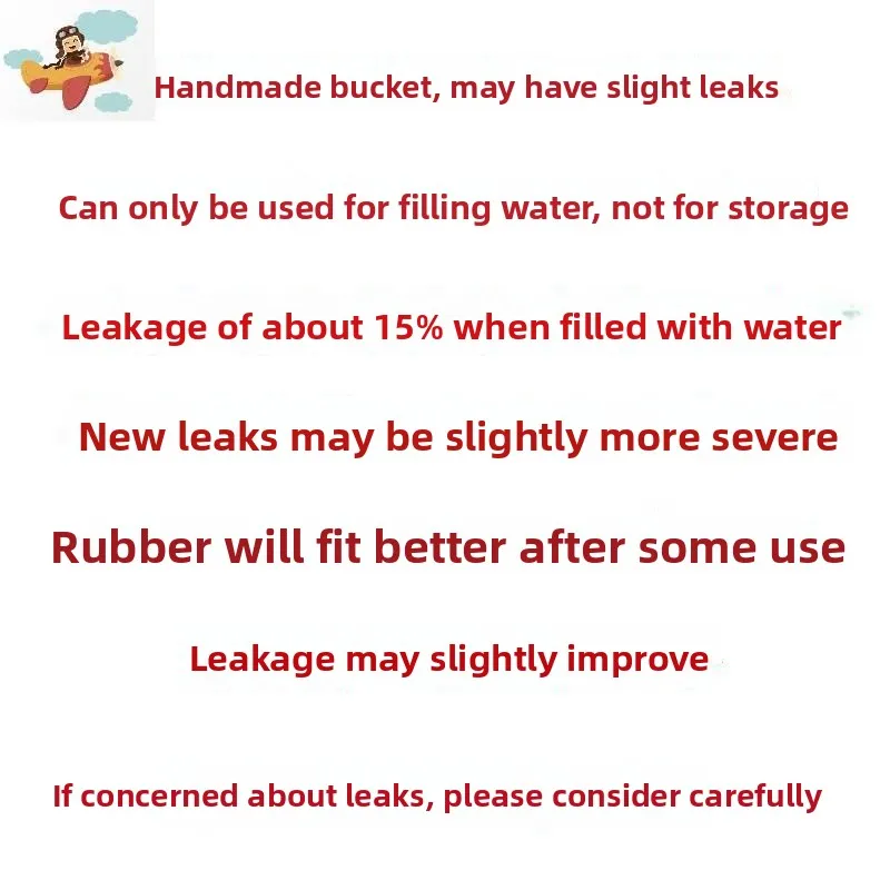 Rongqi Stainless Steel Water Bucket Automatic Valve Deep Well Handcraft Water Drawing Barrel Rustproof Side Handle Household ...