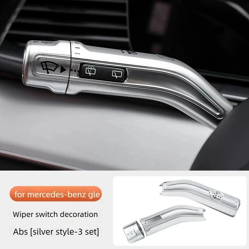 

Gear Shift Lever, Wiper Lever & Turn Signal Lever Decorative Trim Sticker for Mercedes GLE350 GLE450 GLS450