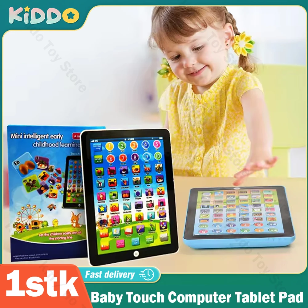 

Baby Touch Computer Tablet Pad Educational Toys Kids Early Learning Reading English Chinese Language Machine for Kids Children