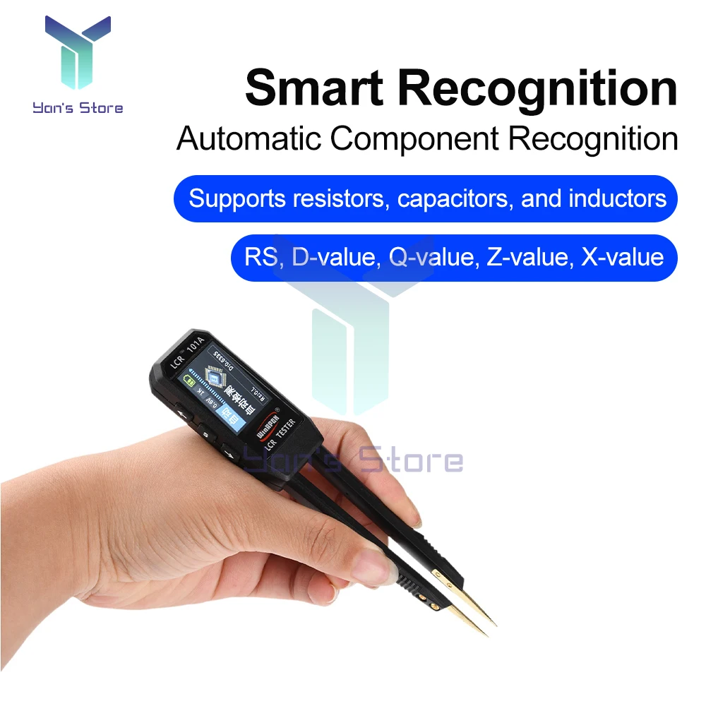 SmartLCRTweezersBridgeAutoMeasuringResistorCapacitorInductorTesterwith1.14InchColorScreenType-CCharging-AliExpress1420