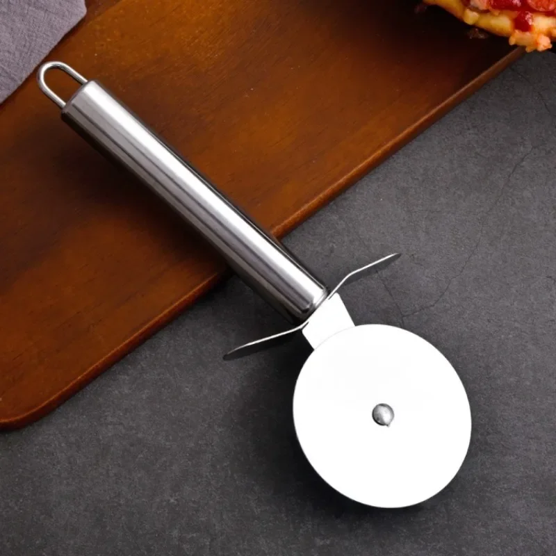 Stainless Steel Pizza Single Wheel Cut Tools Diameter 6.5CM Household Pizza Knife Cake Tools Wheel Use For Waffle Cookies