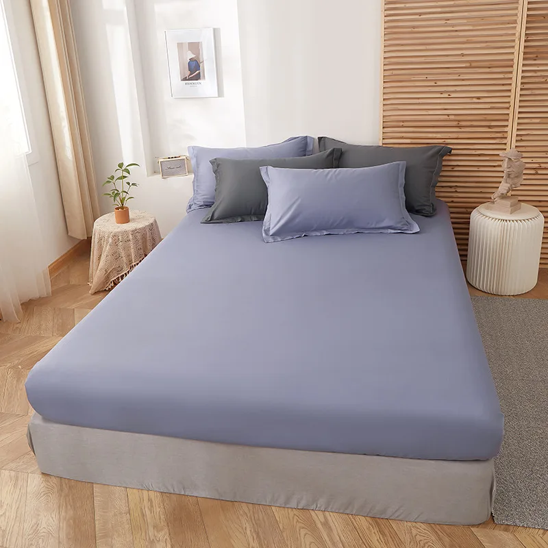 Summer Cotton Bedspreads for Double Bed Bed Covers Queensize Couple Mattress Cover  Bedspread  in the Bedroom Plain Dust Cover