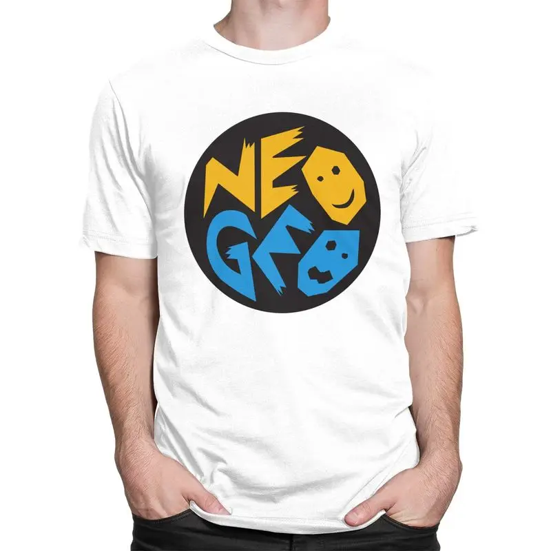 Custom Male Neogeos Play Game T Shirt Short Sleeve Cotton Tshirt Streetwear T-shirt Leisure Tee Oversized Apparel