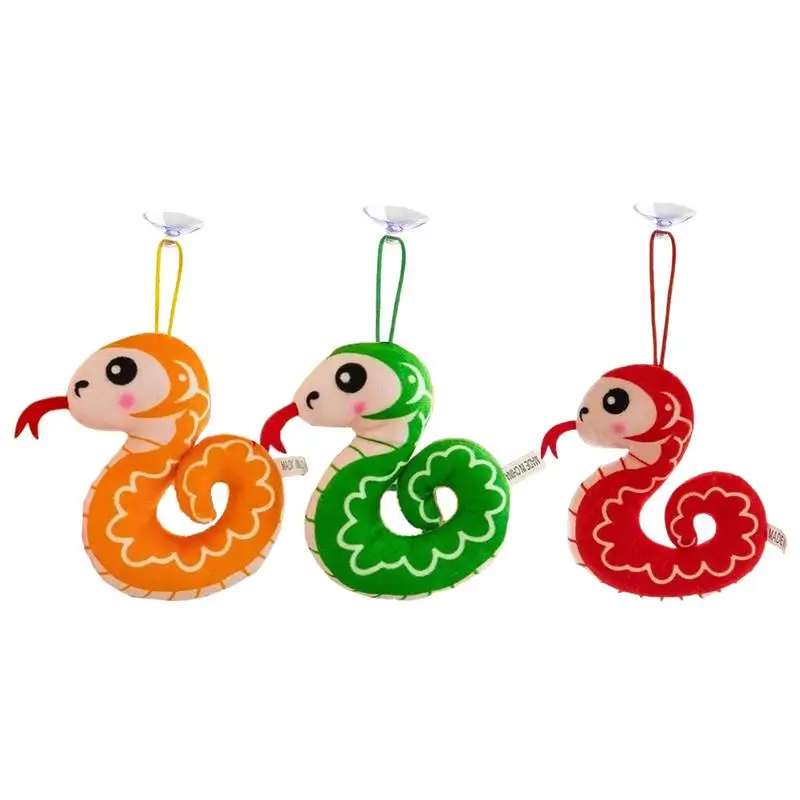 Snake Doll Plush Plushie Keychain Pendant Plush Snake Doll For Backpacks Cute Plush Pendant Purse Backpack Accessories For Men