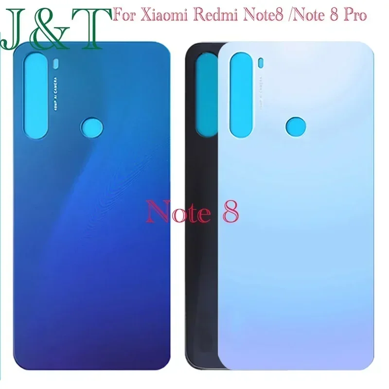 

Новинка для Xiaomi Redmi Note 8 Note 8 Pro, задняя крышка аккумулятора, 3D стеклянная панель для Redmi Note 8, корпус задней двери, клейкая замена