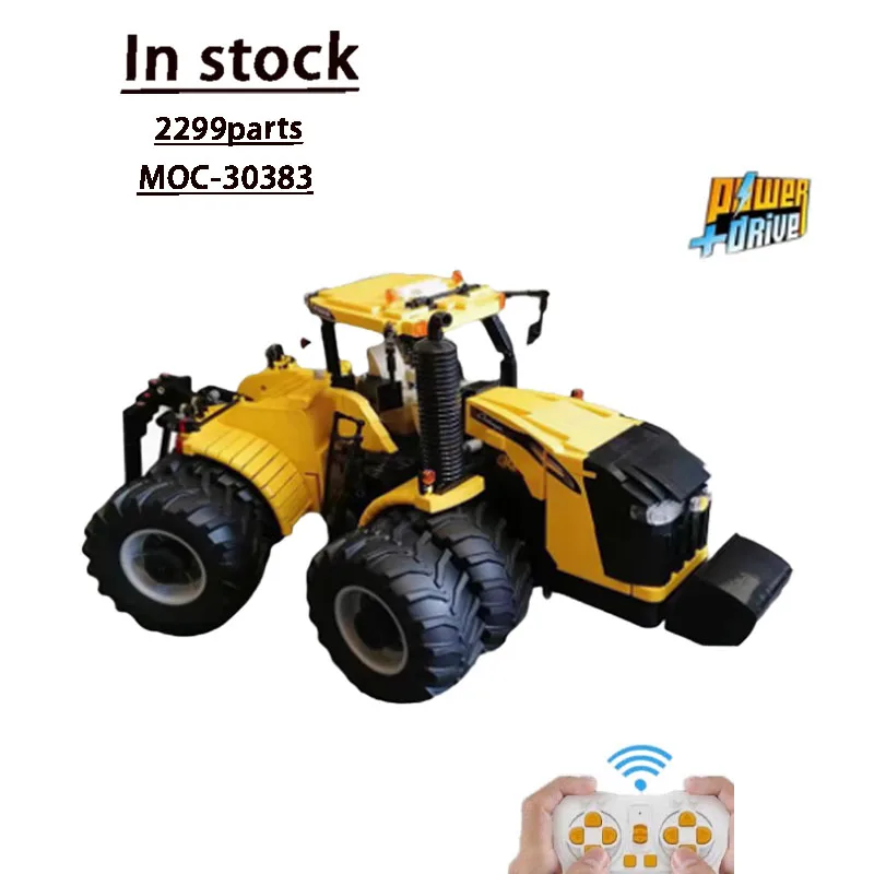 

MOC-30383 сельскохозяйственный транспортный трактор, сращивание строительных блоков, модель 2299, детали для мальчика, строительные блоки на день рождения, игрушка в подарок