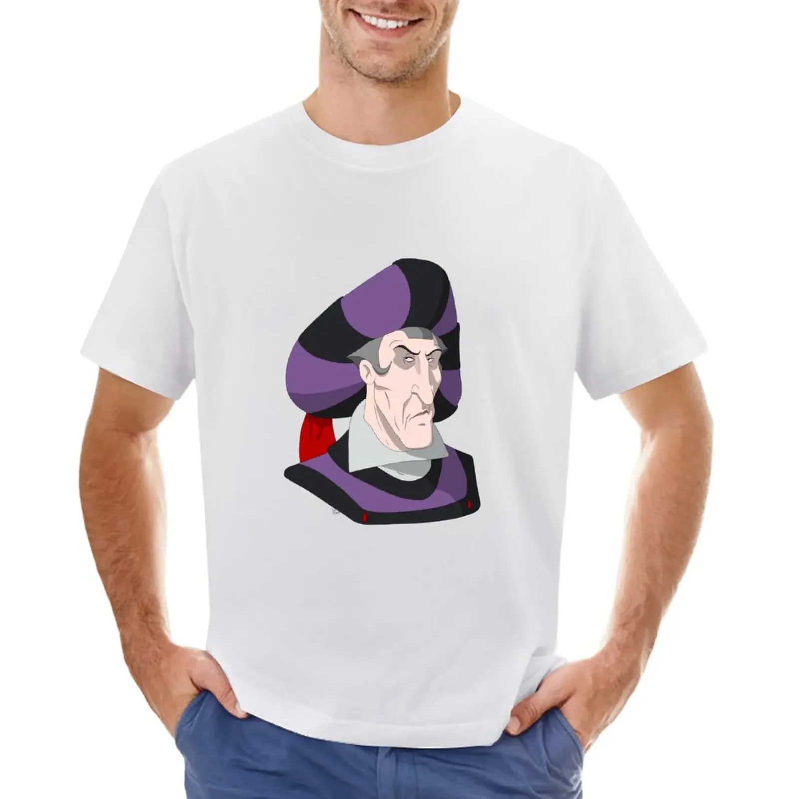 

Frollo T-shirt anime clothes blacks mens tall t shirts