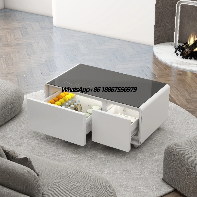 

Lving Room Apartment Multi-functional Frozen Fridge Coffee Table Smart Home Appliance Fridge