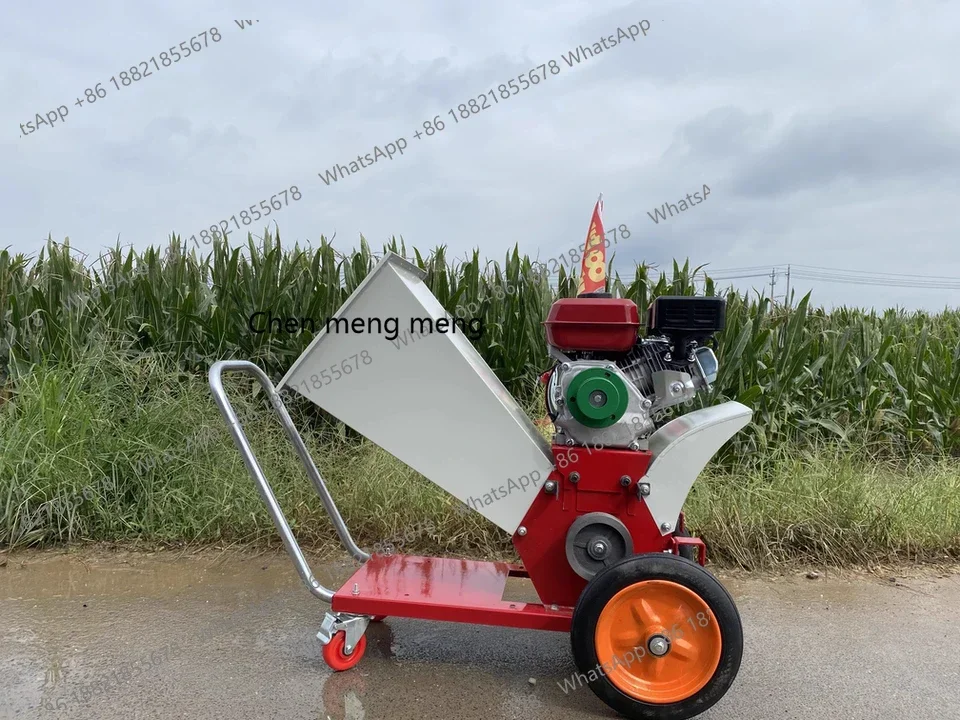 AB Hot sales  Portable Household Hay Cutting Shredding Machine for Cattle Sheep Small Mobile Straw Tree Branch Crusher Garden  L
