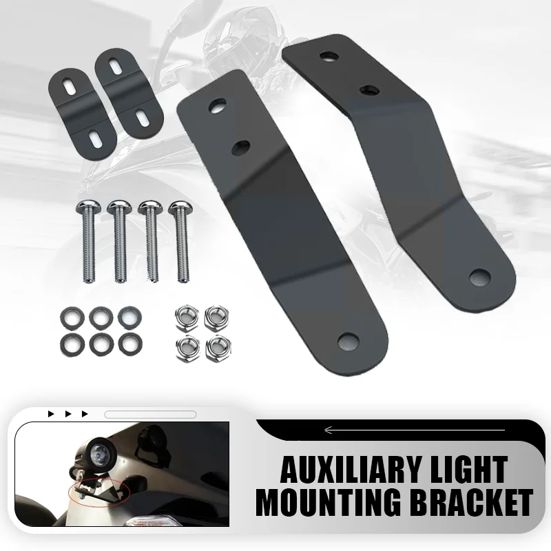 For KAWASAKI KLR650 2008 - 2023 2024 2023 2022 2021 2020 KLR 650 KLR-650 Motorcycle Light Bracket LED Light Fog Lights Brackets