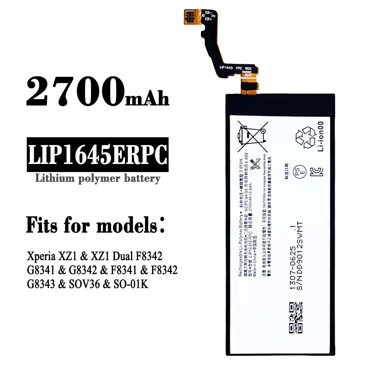 LIP1645ERPC Battery For SONY Xperia XZ1 G8343 G8341 G8342 F8342 F8341 F8343 SOV36 SO-01K Phone Latest Bateria+Tools