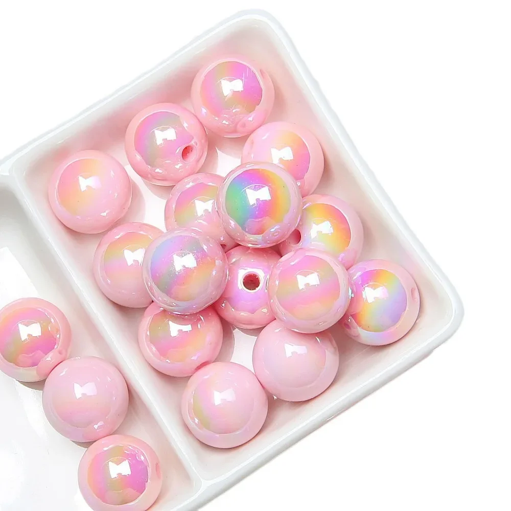 10 шт., разноцветные бусины для браслета