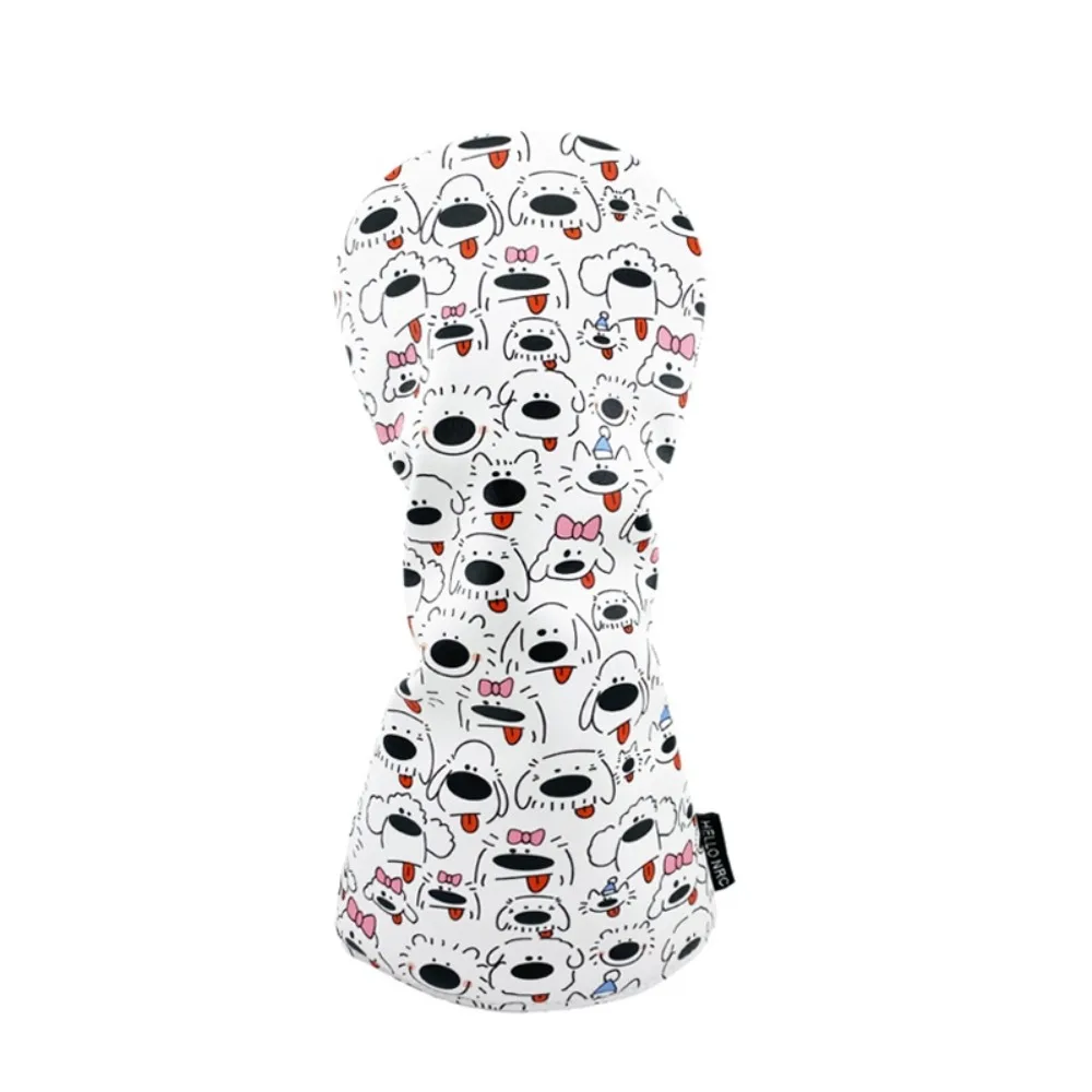 

Puppy Pattern Golf Club Head Cover PU Leather Cartoon Printed Golf Wood Headcover Waterproof Iron Covers Golf Club Protector