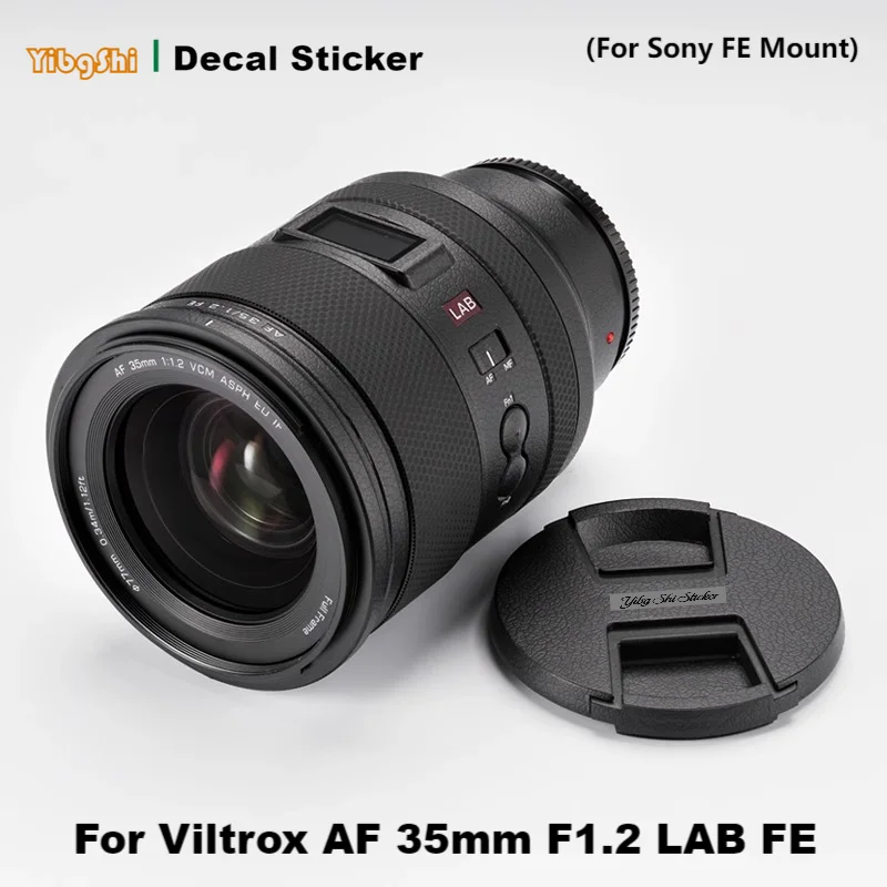 

Для Viltrox AF 35 мм F1.2 LAB FE крепление объектива Премиальная наклейка на кожу Viltrox AF35 F1.2 Лабораторная защитная пленка для объектива Защитная наклейка