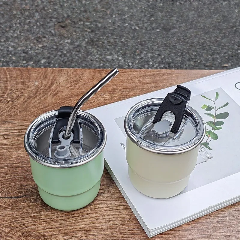 Coffee Cup Single Layer Curling Portable Cup Camping Cup Picnic Beer Cup Step Cup