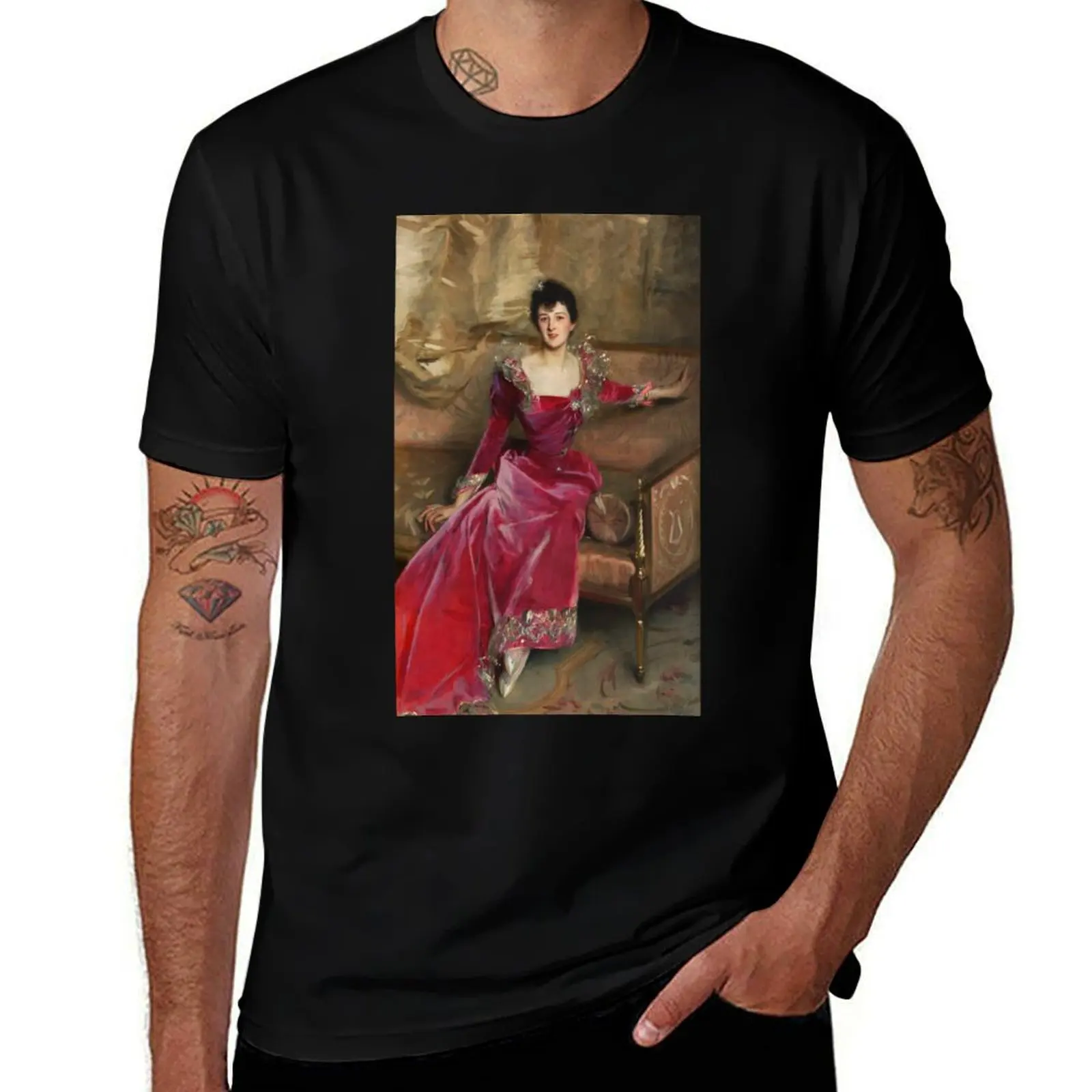 

Mrs. Hugh Hammersley (1892) by John Singer Sargent T-Shirt anime tshirt T-Shirt